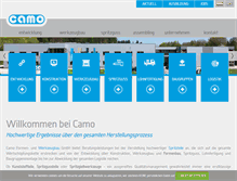 Tablet Screenshot of camo.at
