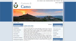 Desktop Screenshot of comune.camo.cn.it